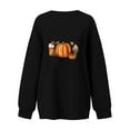 thumbnail image 3 of DianGeFu Hoodies for Women Plus Size Print Loose Long Sleeve Blouse 2024 Halloween Fashion Trendy(Black,S), 3 of 3