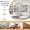 White Iron Full, variant on LHSHID Queen Square Tube Metal Bunk Bed with Safety Rails