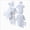 Light Blue, variant on 0-3 Months Newborn Baby Outfit Set Full Clothes Romper Newborn Eight Piece Set Toddler Separates One-Piece Footed Romper Newborn Gift