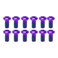 thumbnail image 1 of Mountain Bike Disc Rotor Screws, 12pcs Universal Bike Disc Brake Rotor Bolts Corrosion Resistant  For Road Bicycles Purple, 1 of 8