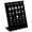 Black, variant on Ring Display Stand, Velvet Ring Holder, 50 Slots Rings Organizer Jewelry Display Tray, L-Shaped Jewelry Organizer Stand for Rings Earrings Selling (Black 1Pcs)