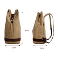 thumbnail image 2 of Fiudx Mochila de Lona para Hombre, Bolsa de Viaje de Gran Capacidad, Diseño de Bolso Deportivo, Elegante para Deportes Al Aire Libre, Lona Resistente, Versátil para Viajes y Trabajo, 45 X 30 X 15 Cm, 2 of 4