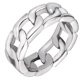thumbnail image 3 of EeaseMX Anillo de cadena de eslabones gruesos de acero inoxidable para hombre, 3 of 7