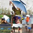 thumbnail image 2 of Paraguas montado en la cabeza Parasol Camping Pesca Gorra plegable 5pcs JShteea  El nuevo, 2 of 6