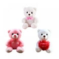 thumbnail image 6 of Light up White Teddy Bear LED Stuffed Animal Soft Nightlight Glow Bear Plush Toy Gifts for Kids Mom Girls Valentine's Day Birthday Christmas, 8", 6 of 6
