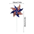 thumbnail image 2 of XIXISTARYY 4th of July Decorations Patriotic Pinwheels 12 Pack American Flag Design, Perfect for 4th of July, Memorial Day, Outdoor Decor, 2 of 4