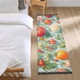 thumbnail image 3 of Yayeee Runner Rug for Bedroom 2'x6' Machine Washable Hallway Non Slip Mat, Green Floral Tomatoes, 3 of 8