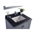 thumbnail image 2 of 30 Inch SIngle Sink Grey Cabinet Bathroom Vanity With Black Wood Countertop - Laviva, 2 of 3