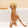 thumbnail image 4 of Pet Shower Cap Pet Shower Hat Reusable Bath Ear Cover with Adjustable Strap, 4 of 8