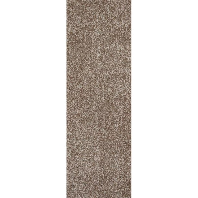 HomeRoots 353885 2 ft. 3 in. x 7 ft. 6 in. Runner Polyester Beige Heather Area Rug