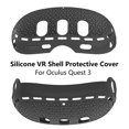 thumbnail image 4 of VR Headset Accessories Kit for Quest 3: Silicone Protective Shell, Anti-Leakage Light Face Cover, Lens Guard, Controller Covers & Thumb Stick Caps - 5-in-1 Set (Black/White Optional), 4 of 6