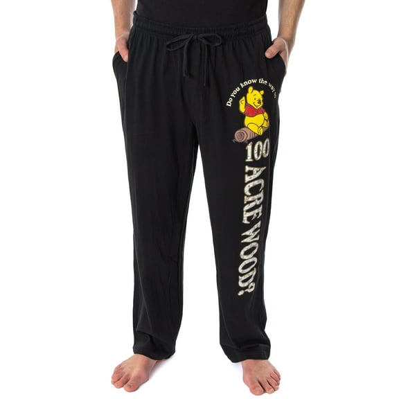 Disney Adult Winnie The Pooh 100 Acre Woods Lounge Sleep Pajama Pants