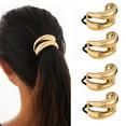 thumbnail image 5 of Sdmnsg-T 3PCS Metal Hair Tie For Women,Gold Cuffs,Metal Geometric Gold Hair Ties, Hair Accessories Stretchy and Non-Damage Ponytail Holders,Ponytail Cuff Hair Bands For Hair Styling, 5 of 26