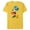 Yellow, variant on Disney Classic Minnie Mouse with Blue Bow - Short Sleeve Blended T-Shirt for Adults - Customized-Yellow
