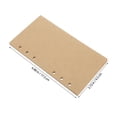 thumbnail image 2 of HAMPPLIES 160Pcs Notebook Refill Blank Kraft Paper Loose Leaf Planner Filler Paper for Binder Inserts, 2 of 6