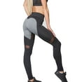 thumbnail image 3 of Qarigey Las polainas absorbentes del sudor de la aptitud con el deporte de costura fina del entrenamiento jadean resiliencia del color sólido Prendas para la parte inferior del cuerpo, 3 of 6