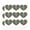 Clear, variant on Harry Potter The Dark Mark Heart Shaped Planner Calendar Scrapbook Craft Stickers