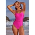 thumbnail image 3 of BECCA by Rebecca Virtue womens  Monte Carlo One-Piece, m, Pink, 3 of 6
