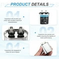 thumbnail image 3 of Uxcell 2Pcs 3MFD CBB65 Run Start Capacitor 3uF, 370/440V Oval AC Capacitor for AC Motor Run, HVAC, Air Conditioner, Condenser Motors, 3 of 5