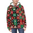 thumbnail image 2 of DISNIMO Christmas Snowman Hoodie Girls Plaid Zip Up Hoodie Kids Zipper Hoodies for Boys 6-7 Hoodie Sweatshirts for Little Girls Hooded Sweatshirt Zip Hooded Jacket Childrens Hooded Jackets Designs, 2 of 7