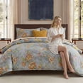 thumbnail image 6 of 100% Cotton Duvet Cover Farmhouse Boho Duvet Cover Set with Zipper Closure & Corner Ties, 3-Piece Ultra Soft & Breathable Bedding Set for All Seasons, 6 of 8