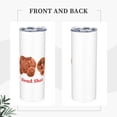 thumbnail image 4 of PAYOHTO Cute Bear Toy Head Shot 20 Oz Stainless Steel Mug Tumblers Cup for Men Women Insulated Slim Thin Travel Tumbler, 4 of 7