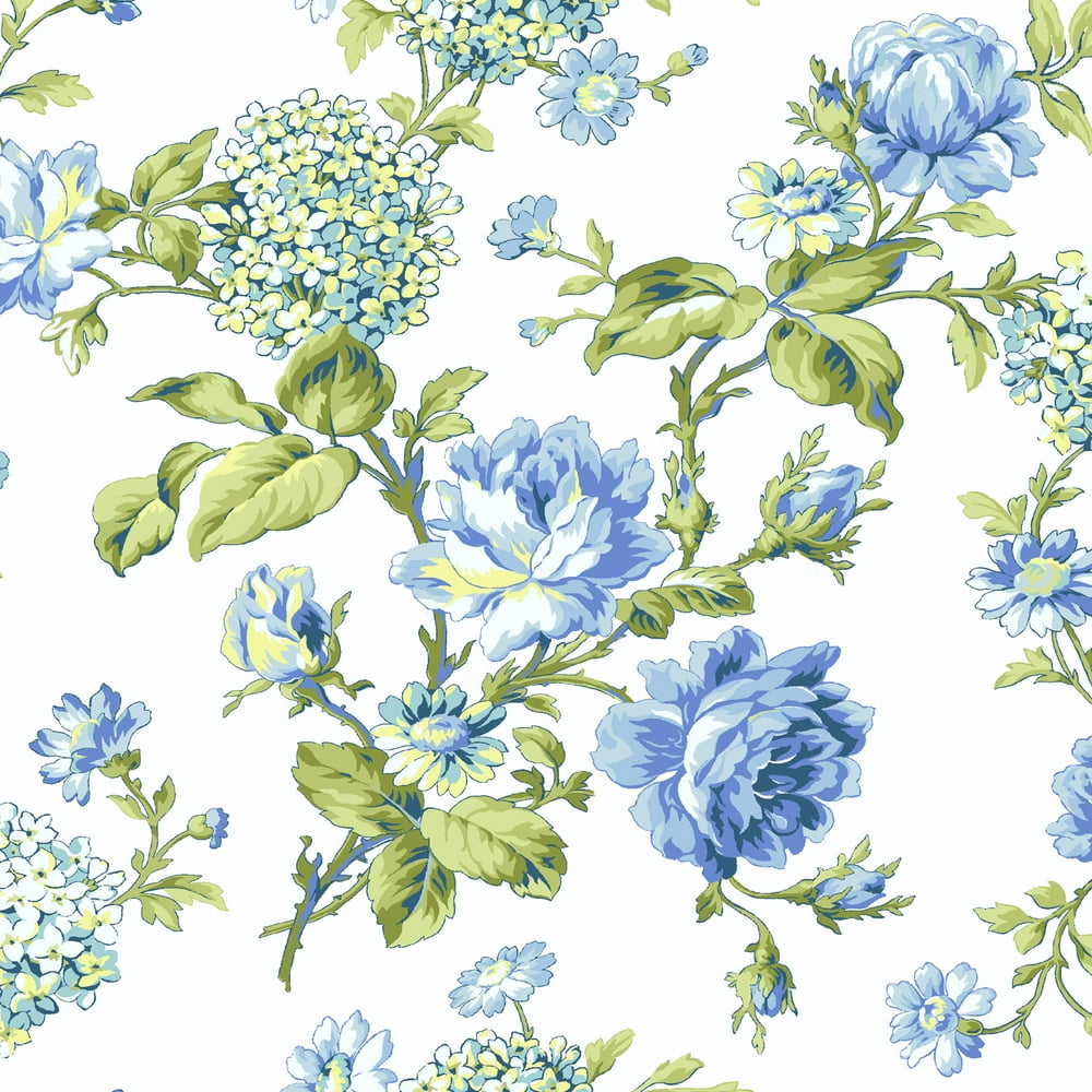 Waverly Inspirations Cotton 44" Hydran Provence Blue Color Sewing