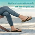 thumbnail image 4 of YAZAOOSummer Flip Flops Creatively Joyful Bear in Bloom Simple Beach Sandals, 4 of 8