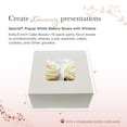 thumbnail image 2 of Spec101 Popup White Bakery Boxes with Window 6x6x3 Inch Cake Boxes - 15-Pack, 2 of 6