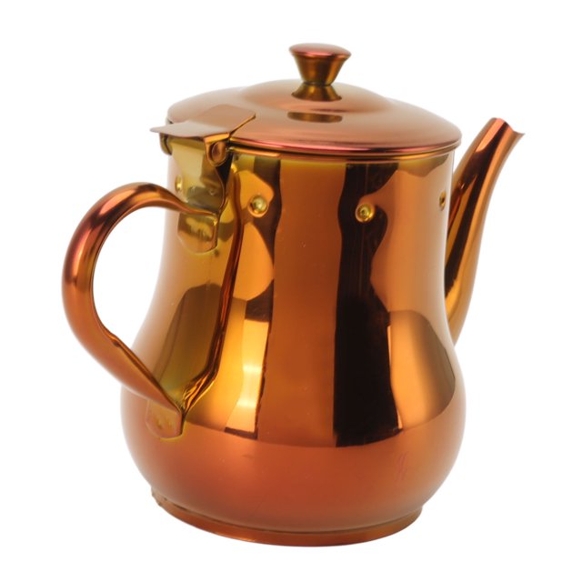Tea Pot, 500ml Easy To Clean Stainless Steel Tea Pot For Restaurants Red