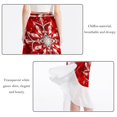 thumbnail image 2 of Snowflakes Stylish Chiffon Beach Dresses for Women - t for Fun in the Sun on the Shore, 2 of 6