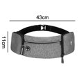 thumbnail image 2 of Cinturón para correr Hukapapa con portabotellas, riñonera para correr, senderismo, ciclismo, pasear perros, camuflaje negro, 2 of 5