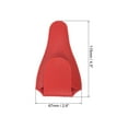 thumbnail image 2 of Uxcell 4.5"x2.6" PU Leather Embroidery Scissors Sheath Protective Cover, Red 2 Pack, 2 of 6