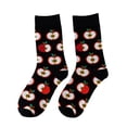 thumbnail image 1 of Calcetines de de casuales de novedad rico y frescos para hombre para mujer , manzana talla inconfundible BLESIY Novedad calcetines de vestir, 1 of 8