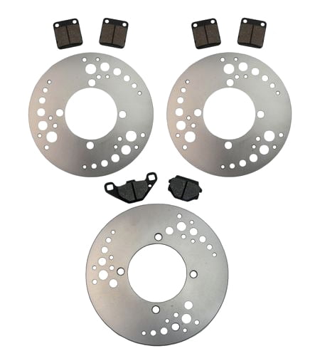 Brake Pads For Suzuki 500 LTA500 LT-A500 Vinson Front /& Rear Brakes 2003-2007