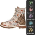 thumbnail image 4 of DOGO Long Boots for Women – Vegan Leather and Unique Design Womens Winter Boots, Comfortable and Stylish Womens Boots, Squirrel Design, Size 5.5, 4 of 5