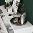 thumbnail image 4 of OXYLIFE Commode Blanche à 9 Tiroirs, Commode en Bois Armoire Verticale Organisateur de Rangement pour Chambre, Salon, Couloir, 4 of 5
