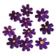 thumbnail image 5 of Flores de margaritas artificiales, cabezas de flores falsas, decoración floral DIY Púrpura, 5 of 9
