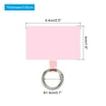 thumbnail image 2 of Uxcell 4Pcs Phone Lanyard Patches Multifunctional Phone Tether Tab with Metal Ring for Smartphones,Pink, 2 of 5