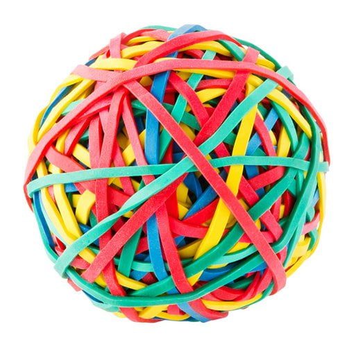 Wideskall 240 Ct Multi Color Rubber Band Ball