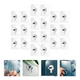 Axio 20Pcs Furniture Clear Hanger Pads with Screws NonTrace Hooks