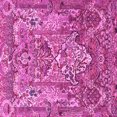 thumbnail image 1 of Ahgly Company Indoor Square Animal Pink Traditional Area Rugs, 6' Square, 1 of 4