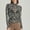 Grey, variant on Bovemsi Women's Spring Leopard Print Sexy Tight Fitting Mesh with Black Edge Long Sleeved Base Shirt and Top, Gray Summer Women's Long Sleeve T-Shirts, S