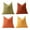 Orange-OR-home supplies, variant on MORESEC Home 4 Piece Soft Woven Pillowcase Set 40x40cm - Breathable Decorative Pillow Shams with Envelope Closure for Bed Couch House Essential