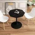 thumbnail image 4 of 31.5" Modern Octagonal Coffee Table with Marble Print Top & Metal Base, Stylish Accent Table for Living Room, Dining Area & Kitchen, 4 of 9