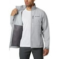 thumbnail image 6 of Columbia mens Ascender Softshell Front-zip Jacket Columbia Grey X-Large, 6 of 6