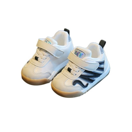 

Woobling Kids Sneakers Comfort Athletic Shoes Breathable Trainers Walking Skate Shoe Non-Slip Sport Lightweight Black with Warm Lined 8C