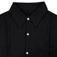 thumbnail image 6 of SOOMLON Long Sleeve Button up Shirts for Men Big and Tall Lapel Dress Shirt Casual Linen Tops Fall Fashion Clothes, 6 of 9