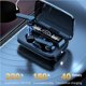 thumbnail image 5 of Sidaley Caja de carga de auriculares Bluetooth 5.1 Auriculares estéreo con pantalla LED IPX7 Auriculares intrauditivos impermeables para escuchar Cables de audio/vídeo, 5 of 5