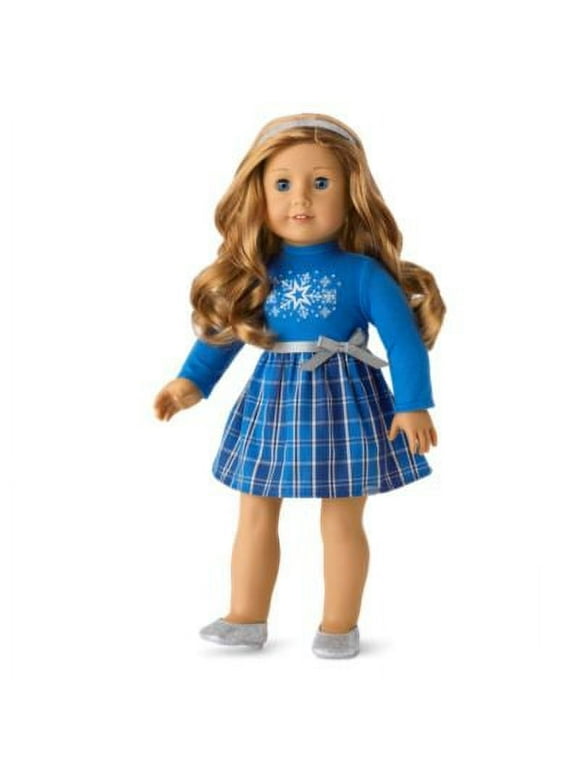 American Girl Doll Outfit Star and Snow Dress for 18" Truly Me Dolls (Doll not Included)